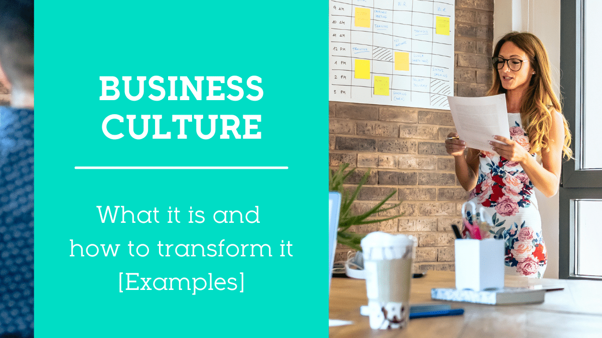 A team collaborating in a modern office setting, fostering a positive business culture